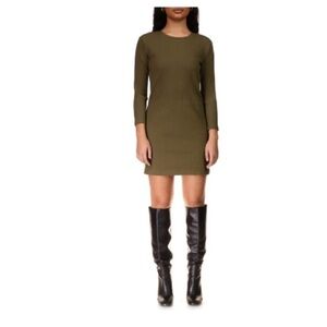 Sanctuary Rider Bodycon Dress (Olive
Oil) Women's Clothing size M